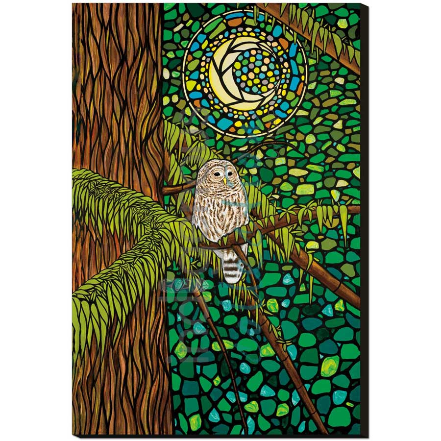 Emerald Forest Transformation by artist Shelley Davies - Coast Salish. Indigenous Collection