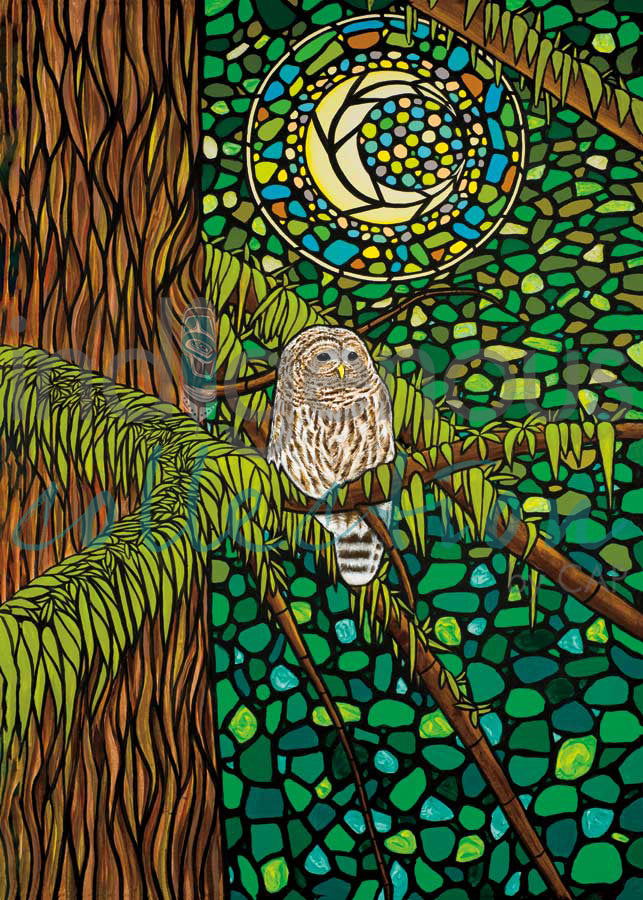 Emerald Forest Transformation by artist Shelley Davies