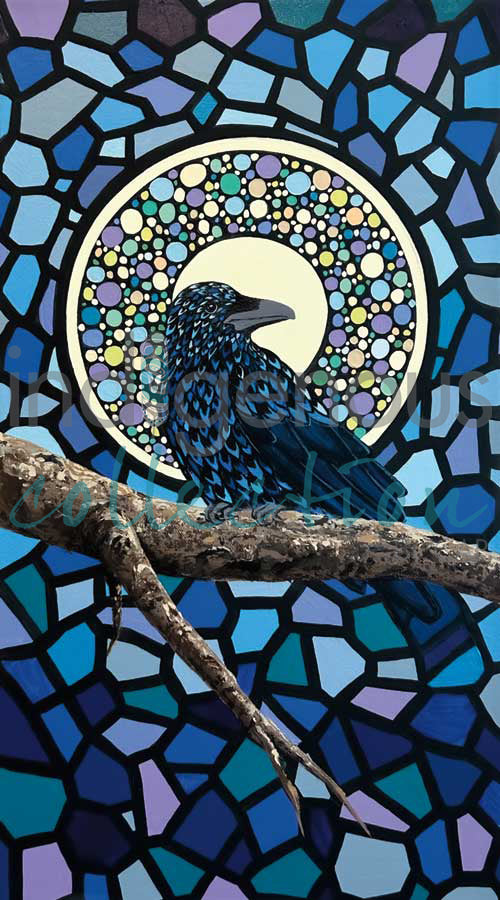 Confetti Moon by artist Shelley Davies