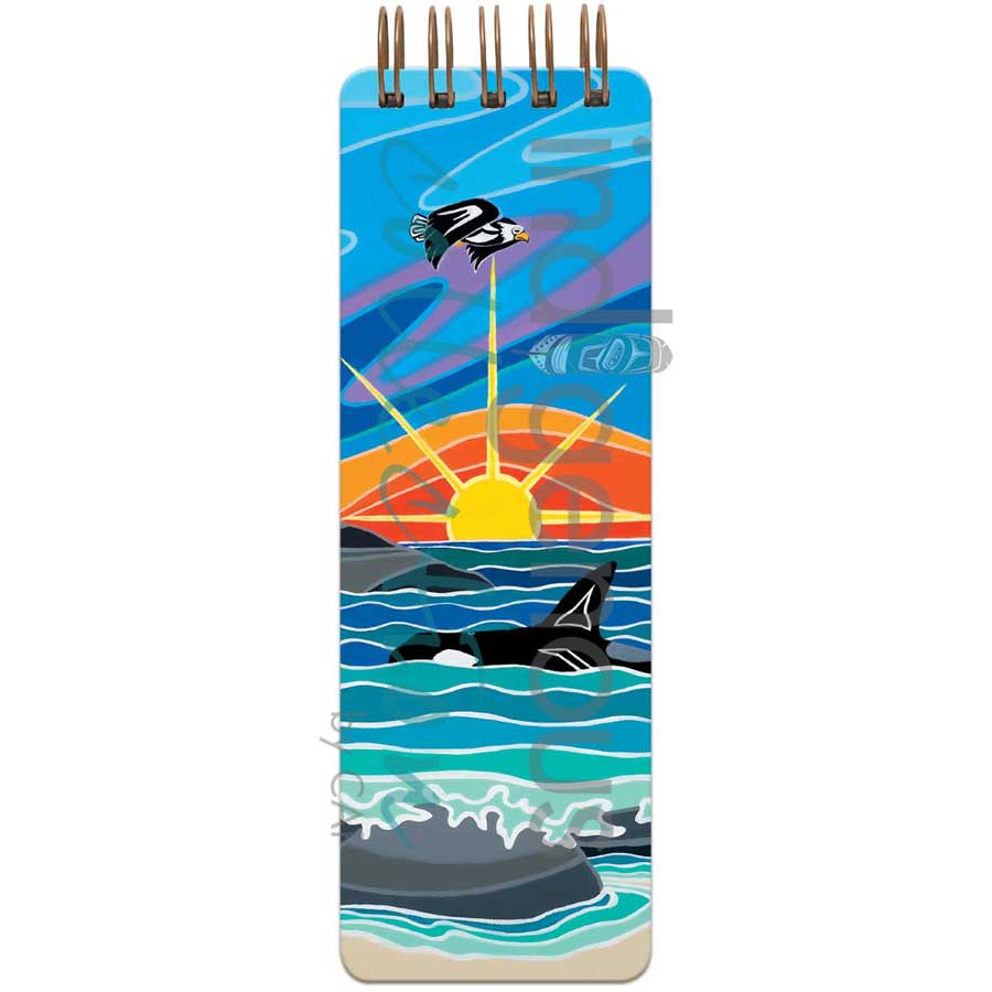 Flying High Notepad by artist Shelley Davies. Indigenous Collection.