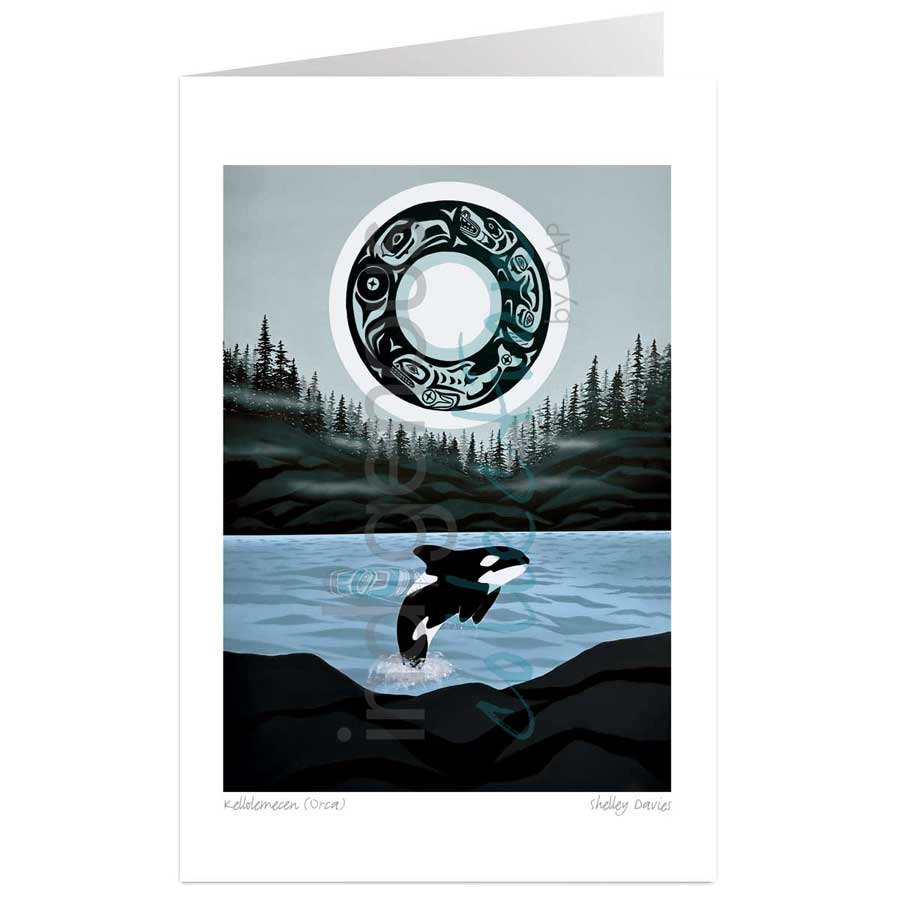 Kellolemecen (Orca) by artist Shelley Davies