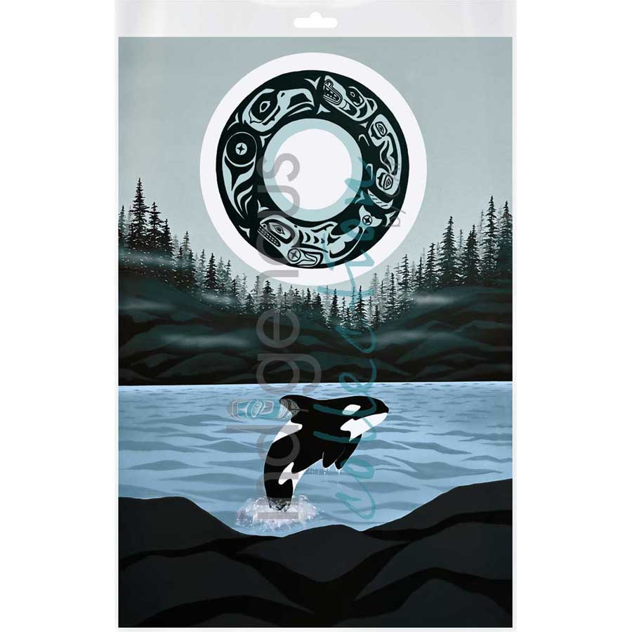 Kellolemecen (Orca) by artist Shelley Davies - Coast Salish. Indigenous Collection