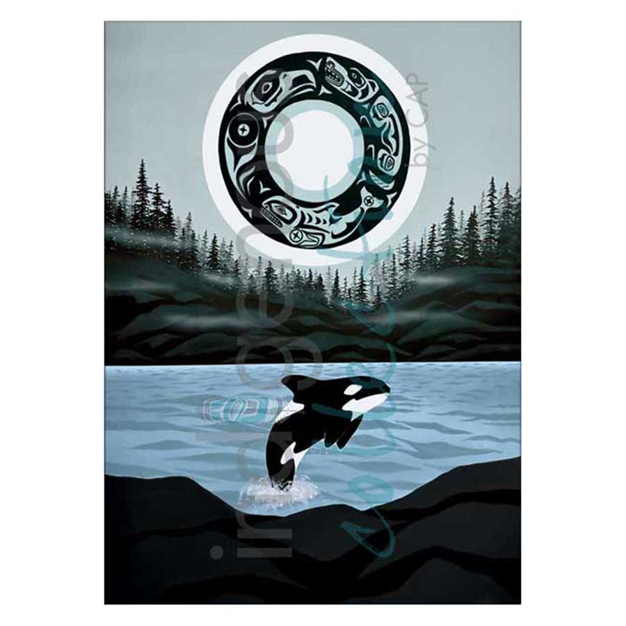 Kellolemecen (Orca) Canvas Prints
