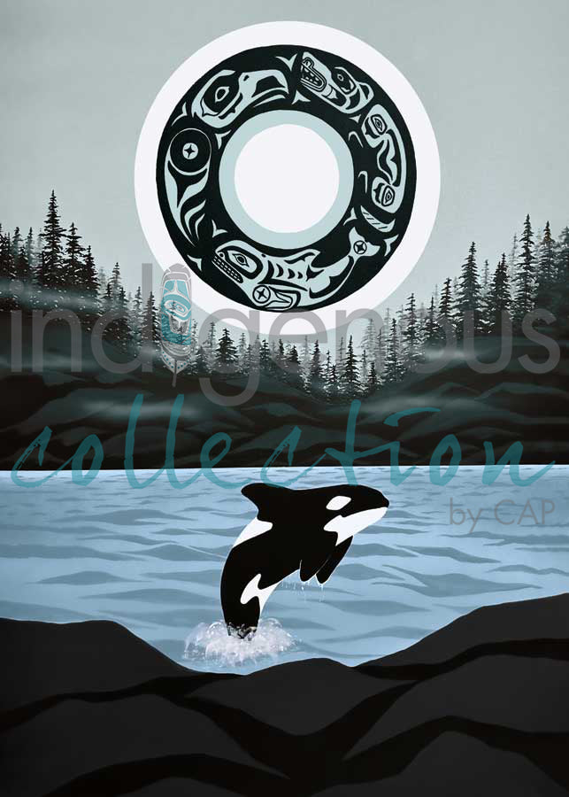 Kellolemecen (Orca) by artist Shelley Davies