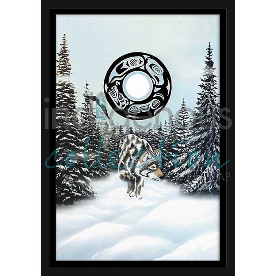 Courage II by artist Shelley Davies - Coast Salish. Indigenous Collection