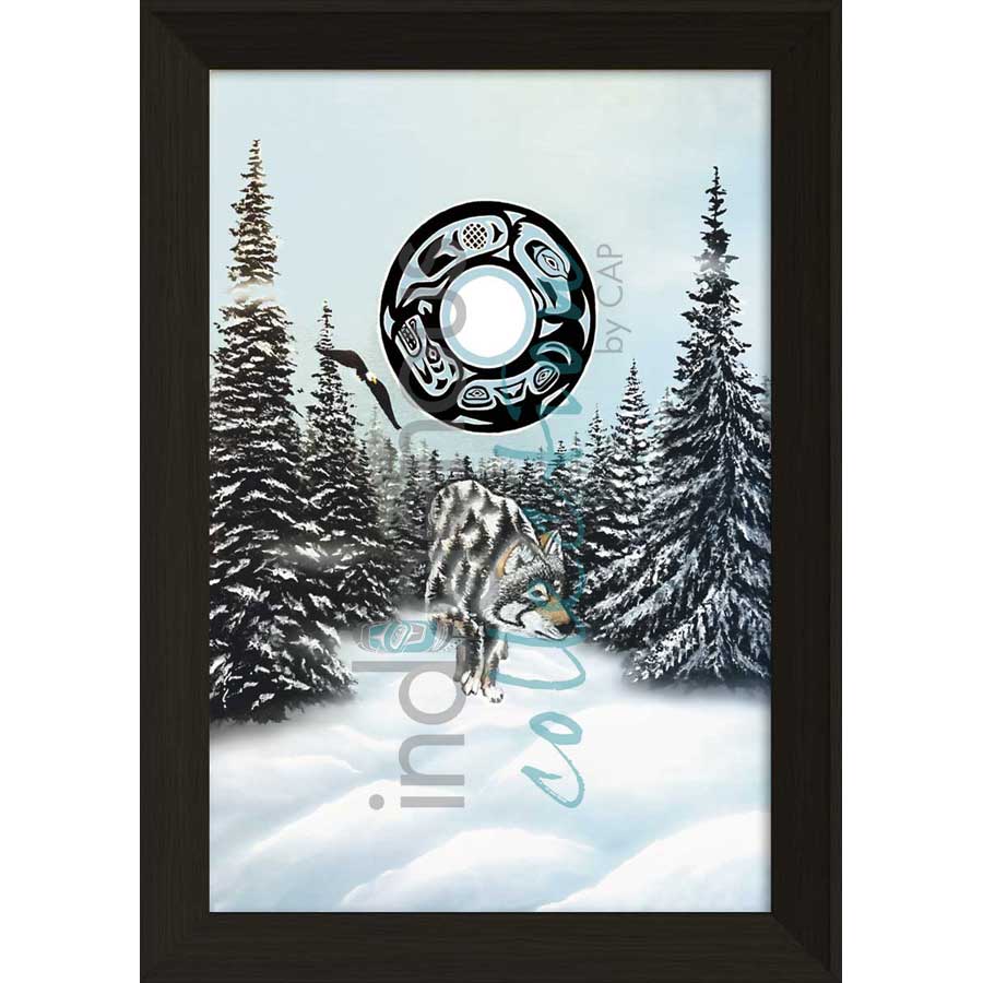 Courage II by artist Shelley Davies - Coast Salish. Indigenous Collection