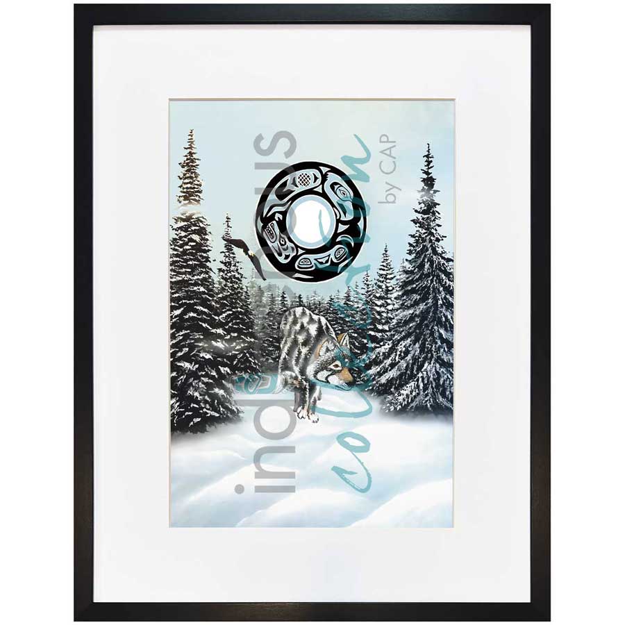 Courage II by artist Shelley Davies - Coast Salish. Indigenous Collection
