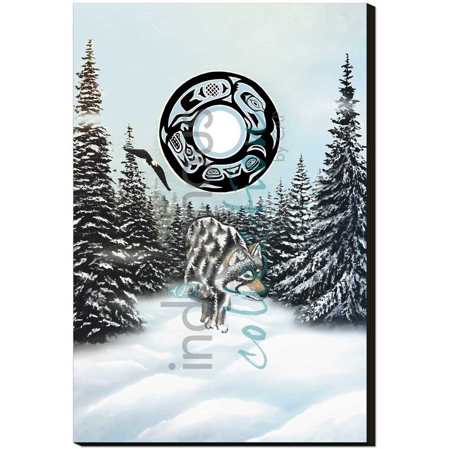 Courage II by artist Shelley Davies - Coast Salish. Indigenous Collection