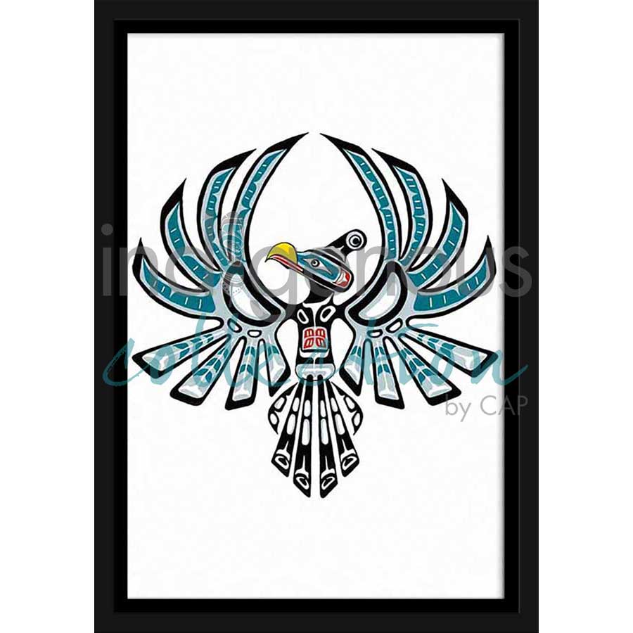 Thunderbird by artist Shirley Babcock - Coast Salish/Kwakwaka'wakw. Indigenous Collection