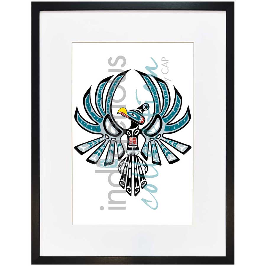 Thunderbird by artist Shirley Babcock - Coast Salish/Kwakwaka'wakw. Indigenous Collection