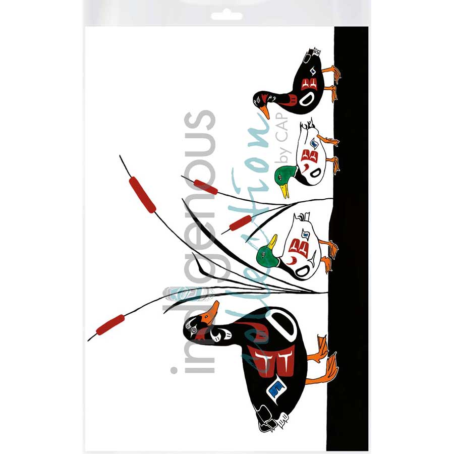 Duck Family by artist Shirley Babcock - Coast Salish/Kwakwaka'wakw. Indigenous Collection
