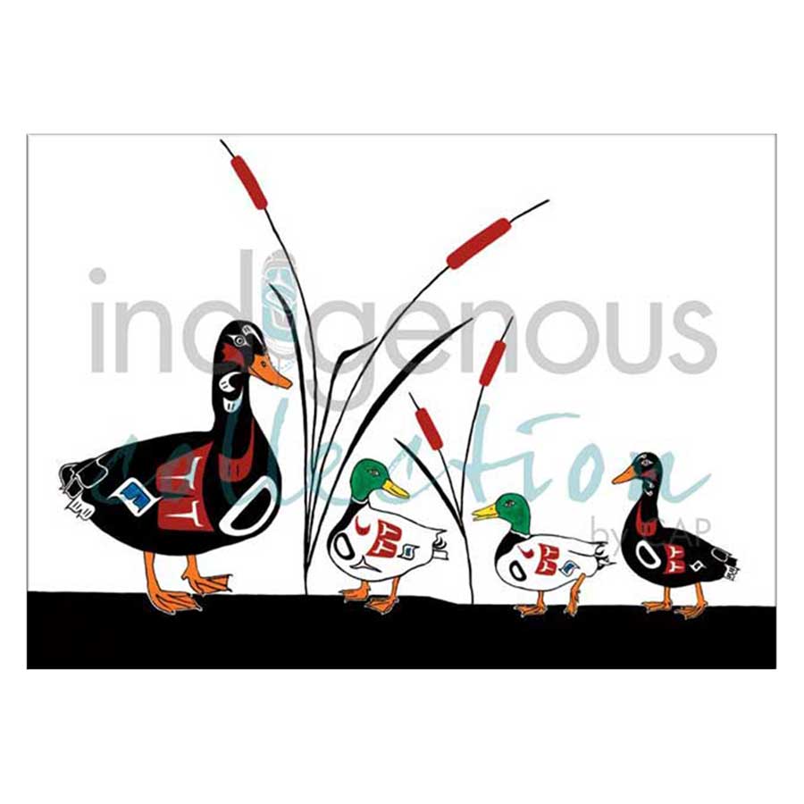 Duck Family Canvas Prints