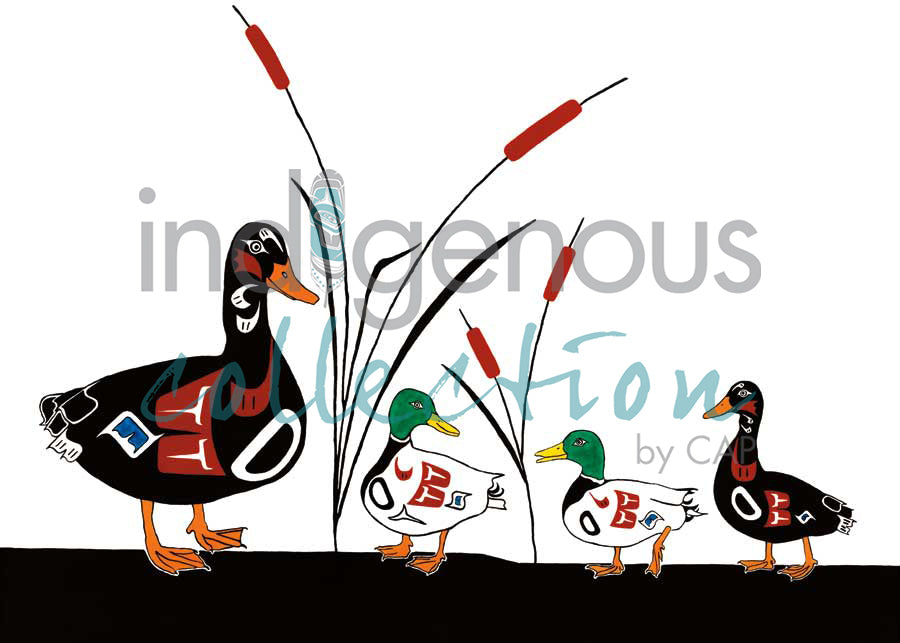 Duck Family by artist Shirley Babcock