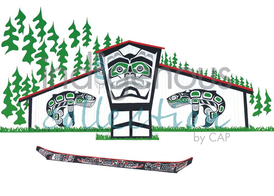 Longhouse by artist Shirley Babcock