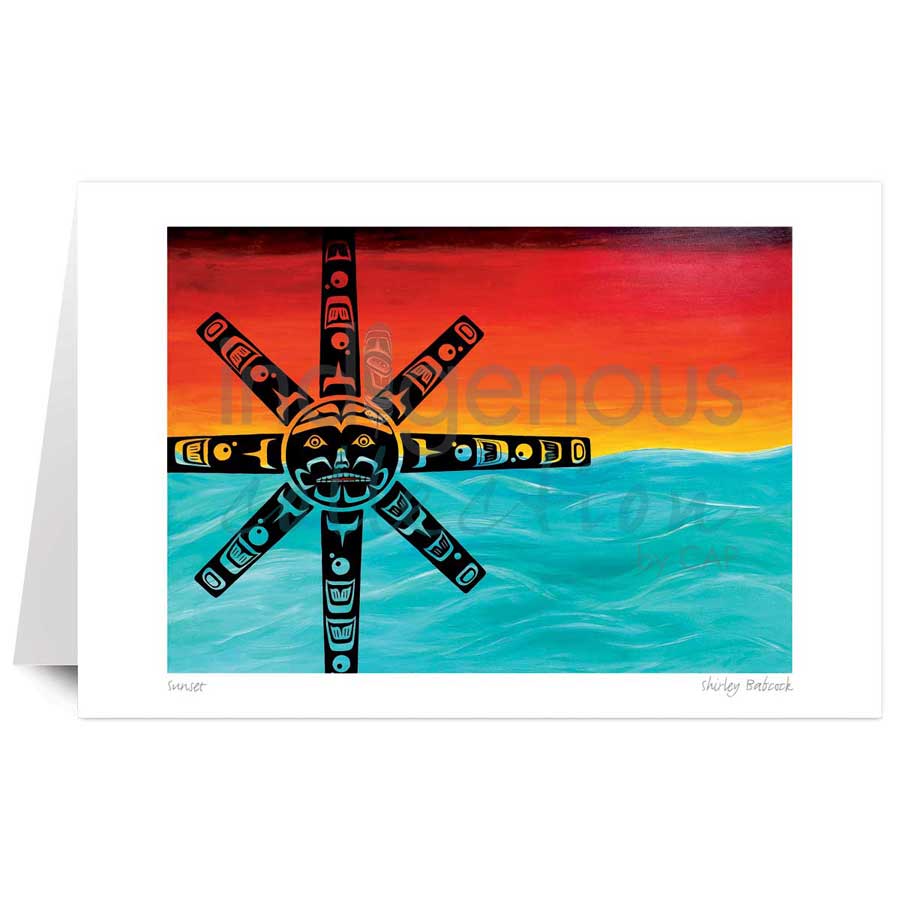 Sunset by artist Shirley Babcock