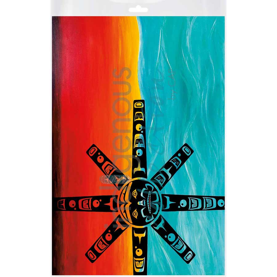 Sunset by artist Shirley Babcock - Coast Salish/Kwakwaka'wakw. Indigenous Collection