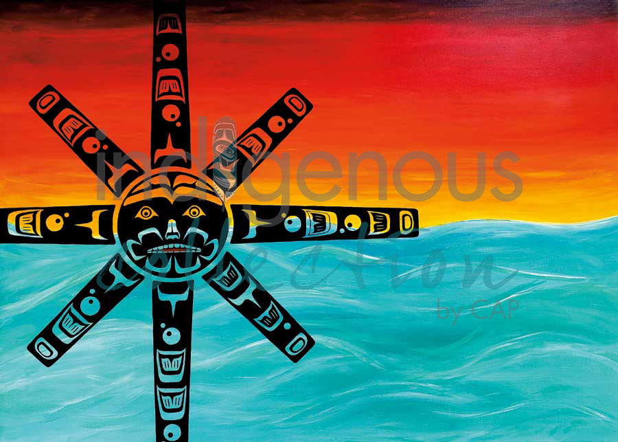 Sunset by artist Shirley Babcock