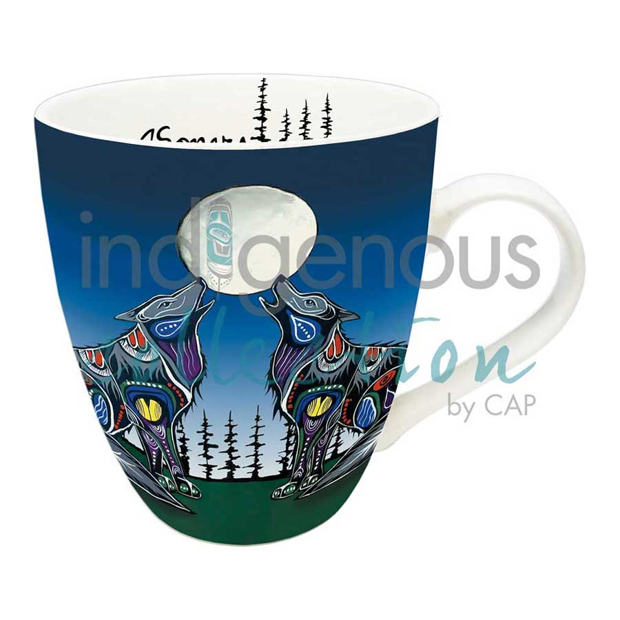 Howling Duo 18 oz. Signature Mug by artist Jessica Somers