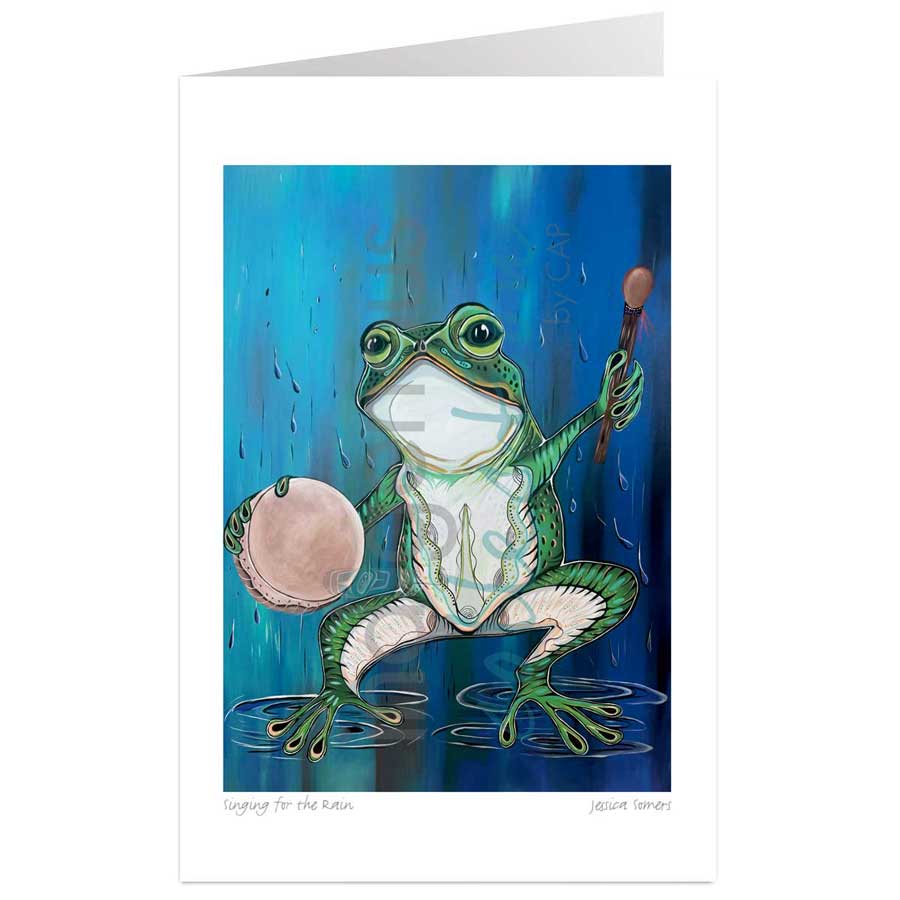 Singing for the Rain by artist Jessica Somers