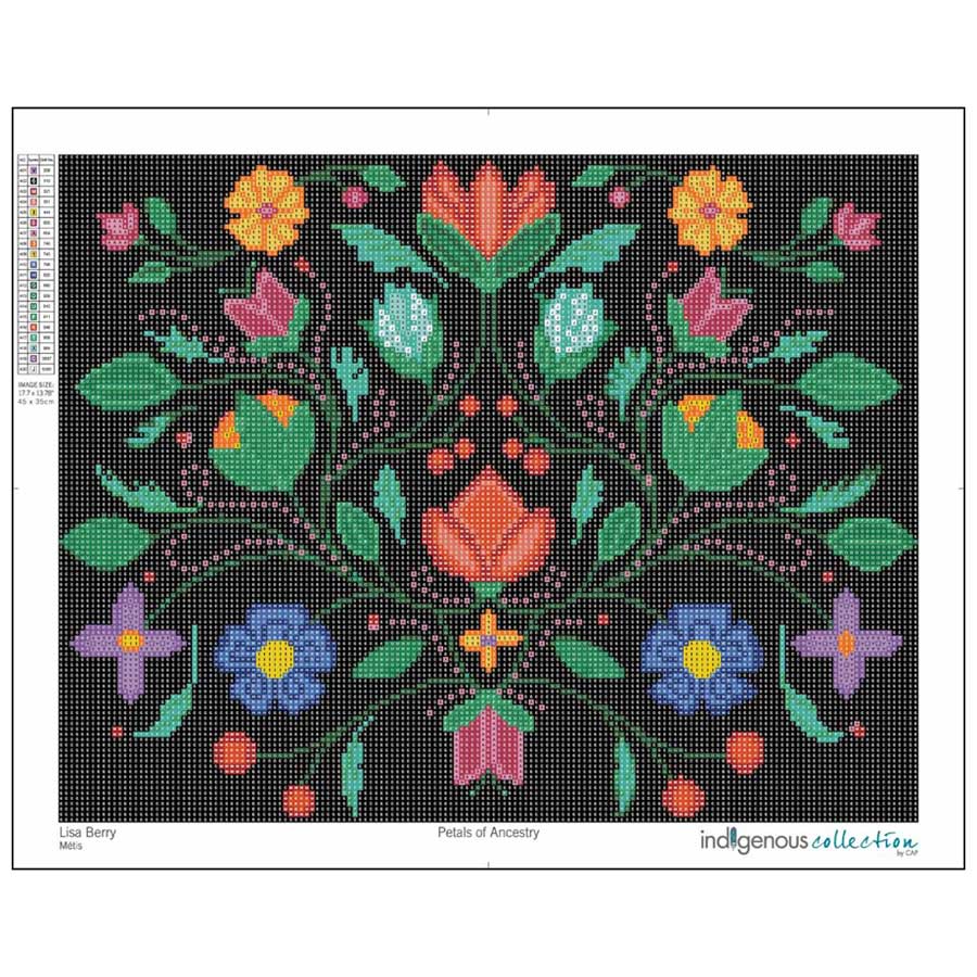 Petals of Ancestry Diamond Art Kit by artist Lisa Berry