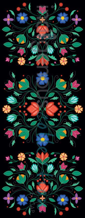 Petals of Ancestry Eco Scarf by artist Lisa Berry
