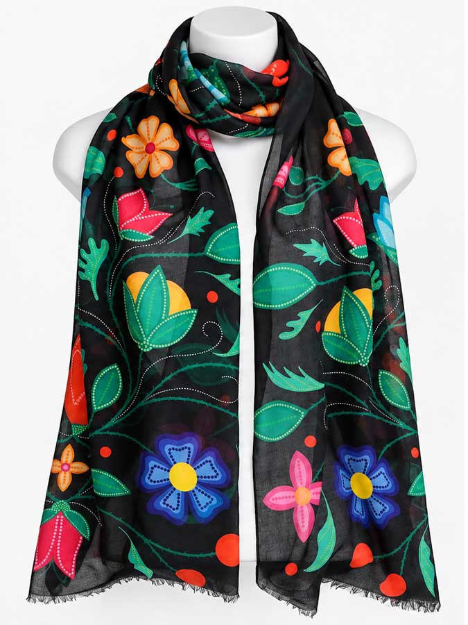 Petals of Ancestry Eco Scarf by artist Lisa Berry