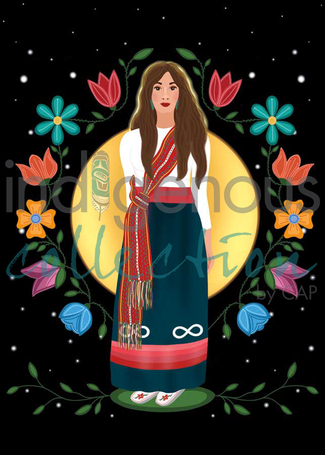 Métis Woman by artist Lisa Berry
