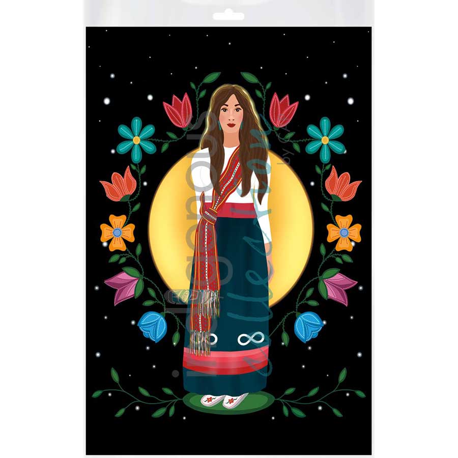 Métis Woman by artist Lisa Berry - Métis. Indigenous Collection