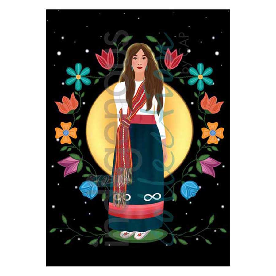 Métis Woman Canvas Prints