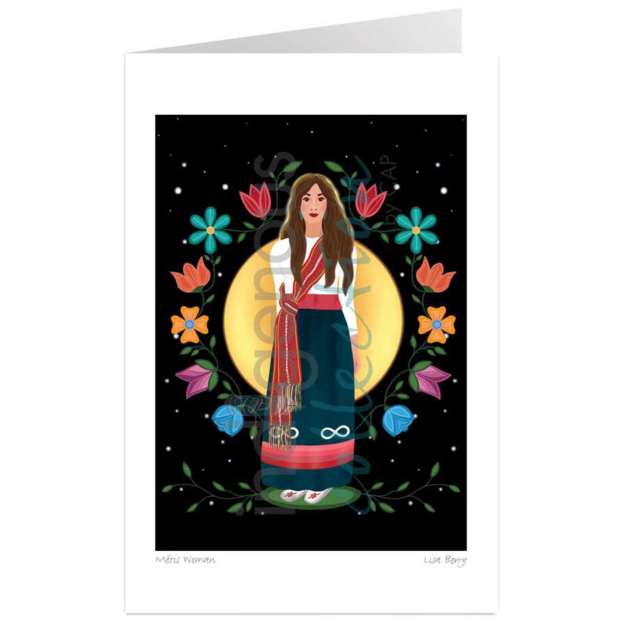 MeÃÅtis Woman by artist Lisa Berry