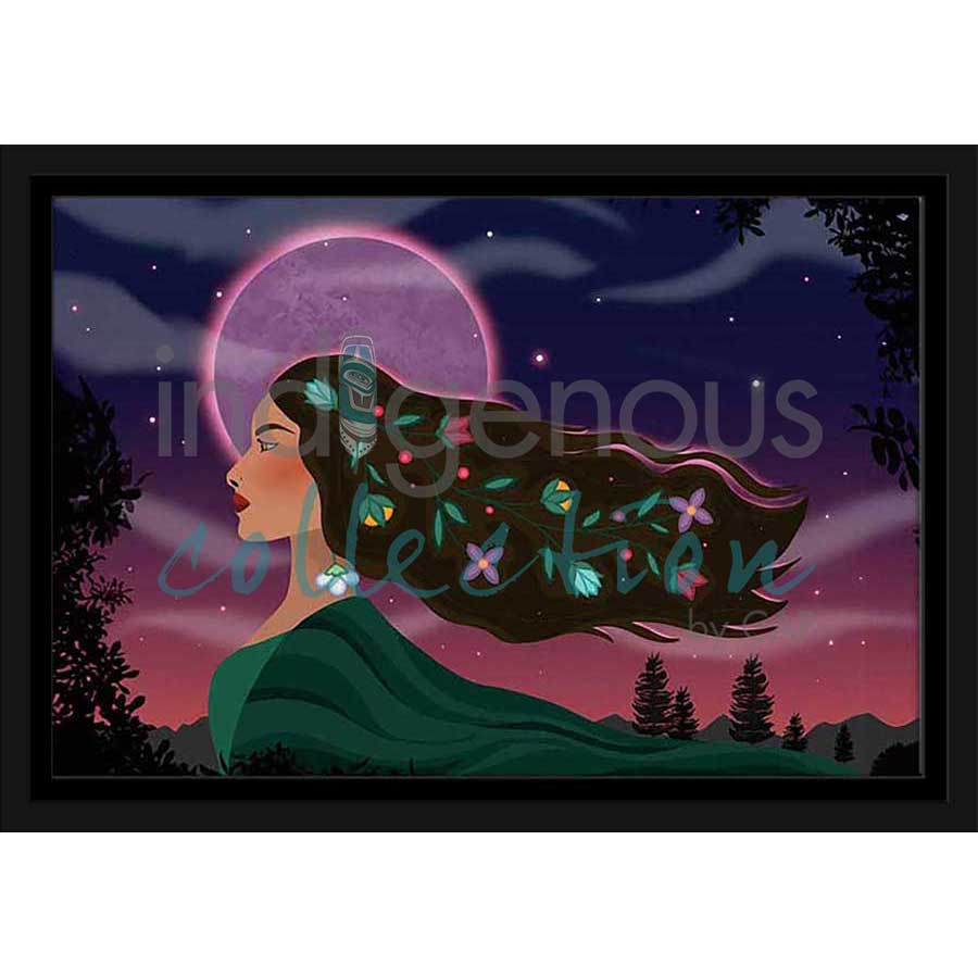 She is the Land by artist Lisa Berry - Métis. Indigenous Collection