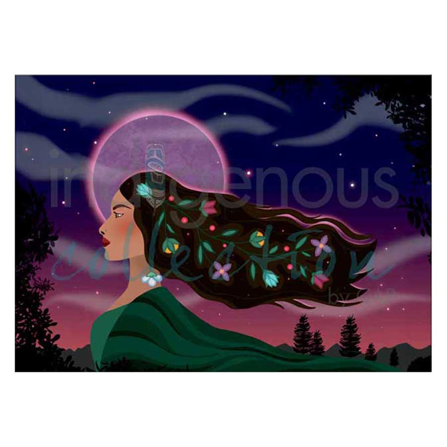 She is the Land Canvas Prints