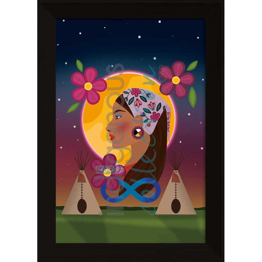 National Indigenous Day by artist Lisa Berry - Métis. Indigenous Collection