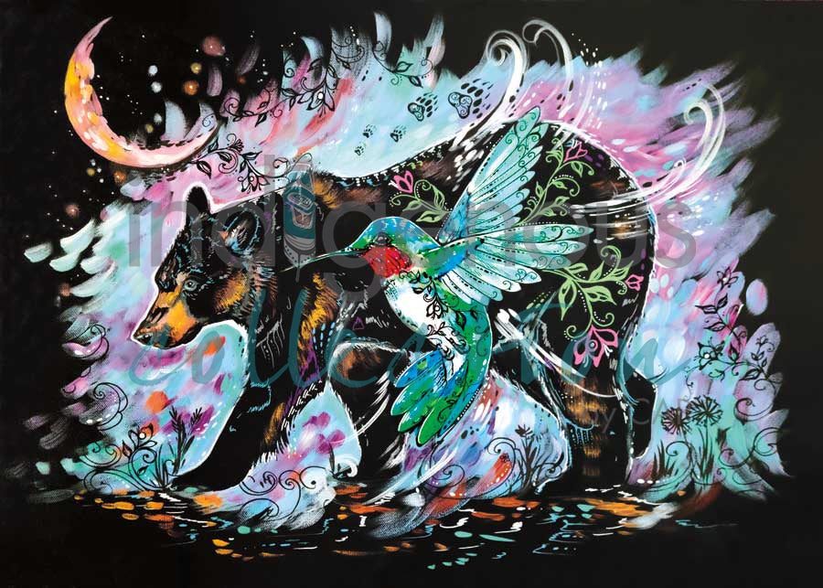 Hummingbear by artist Carla Joseph
