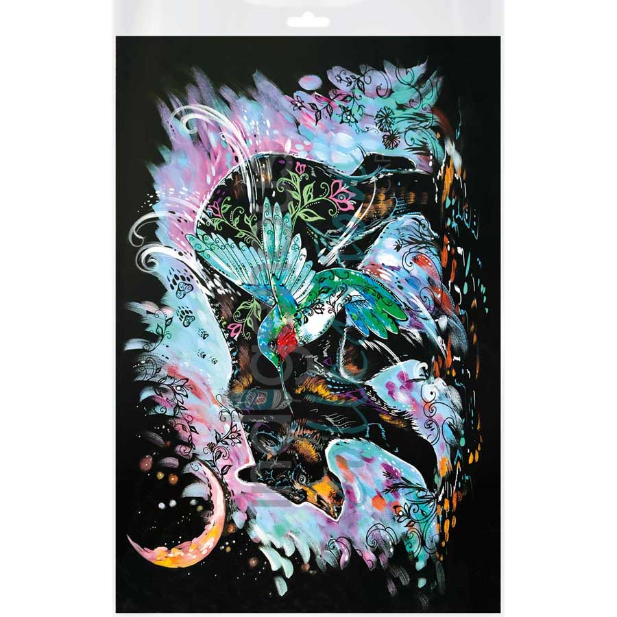 Hummingbear by artist Carla Joseph - Métis/Cree. Indigenous Collection