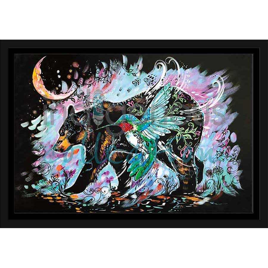 Hummingbear by artist Carla Joseph - Métis/Cree. Indigenous Collection