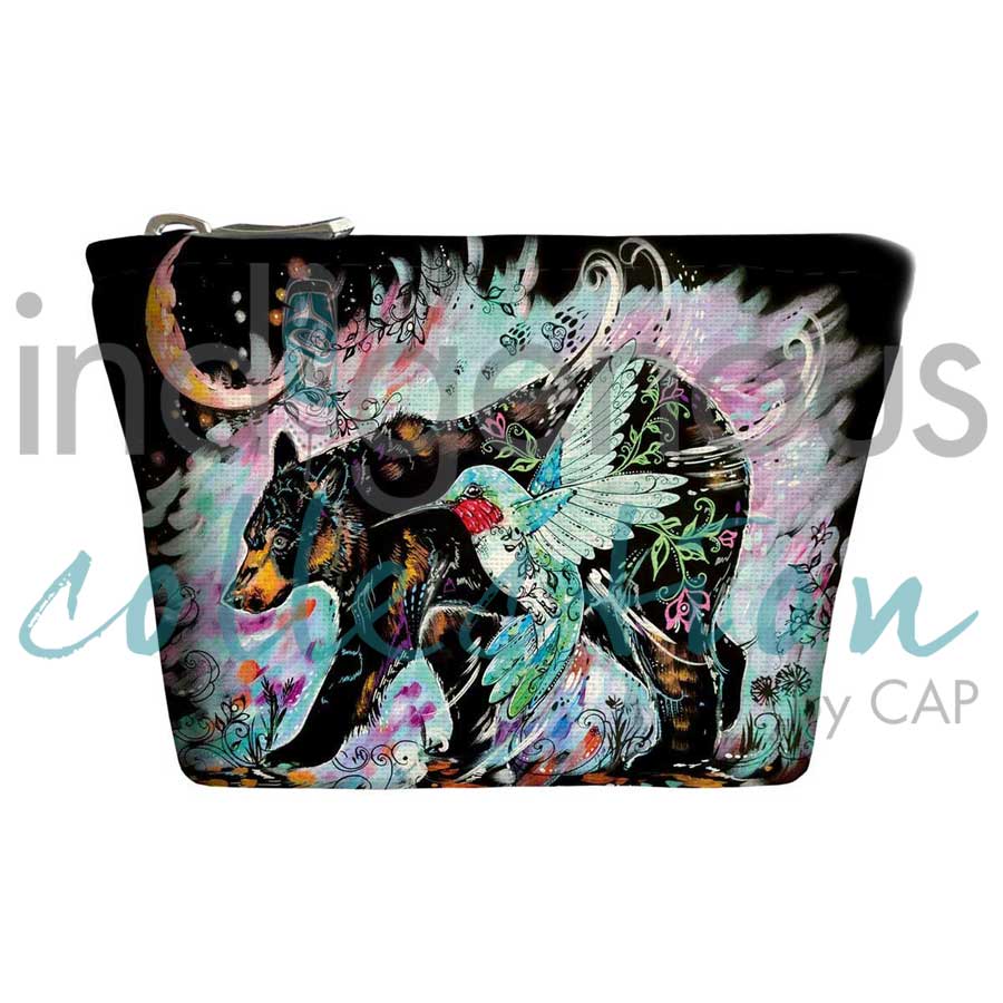 Hummingbear Coin Purse by artist Carla Joseph