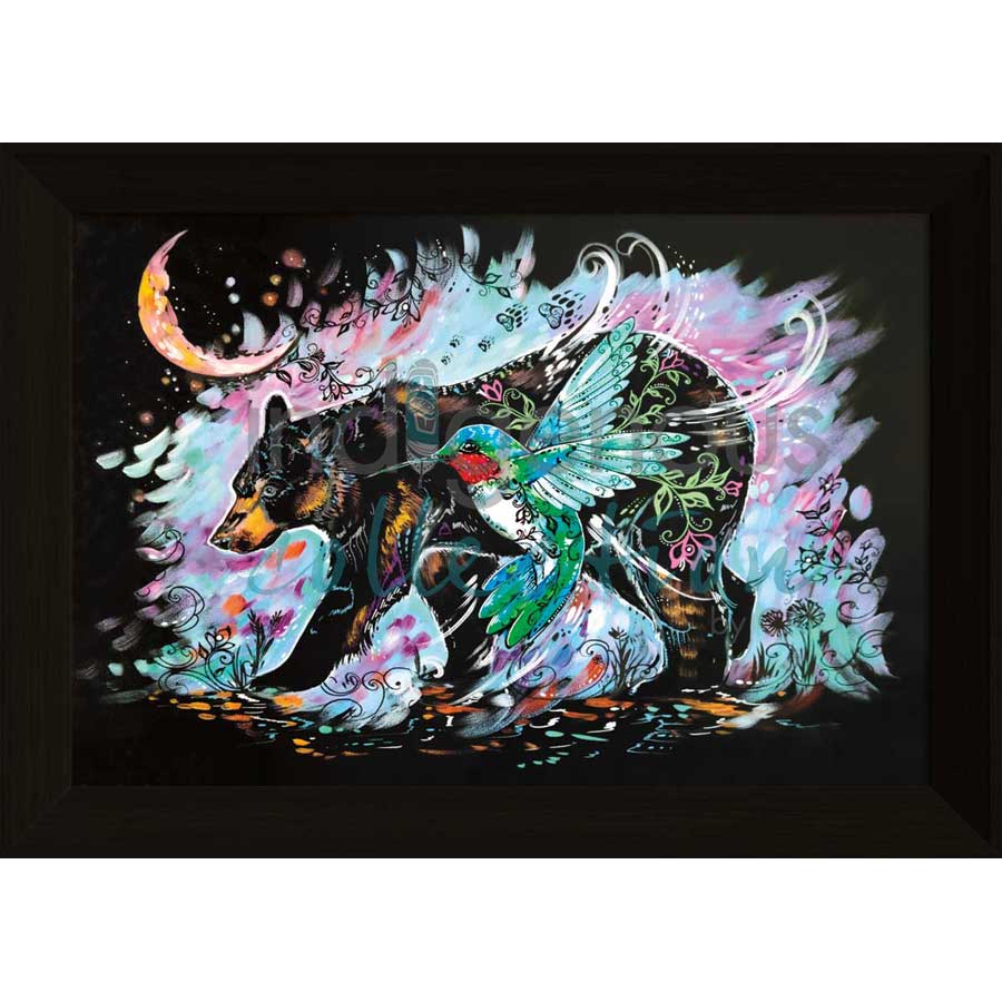 Hummingbear by artist Carla Joseph - Métis/Cree. Indigenous Collection