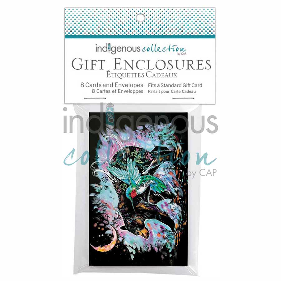 Hummingbear Gift Enclosure Cards by artist Carla Joseph