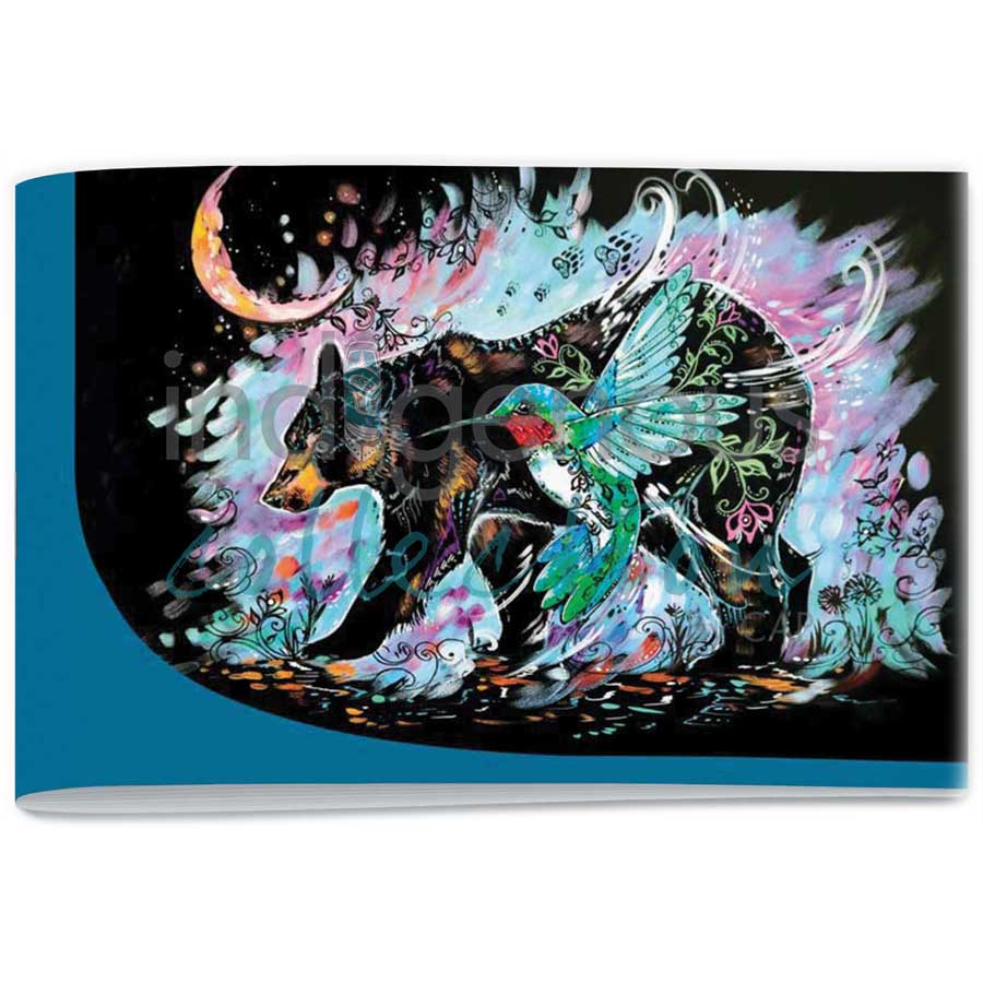 Hummingbear Signature Notebook by artist Carla Joseph