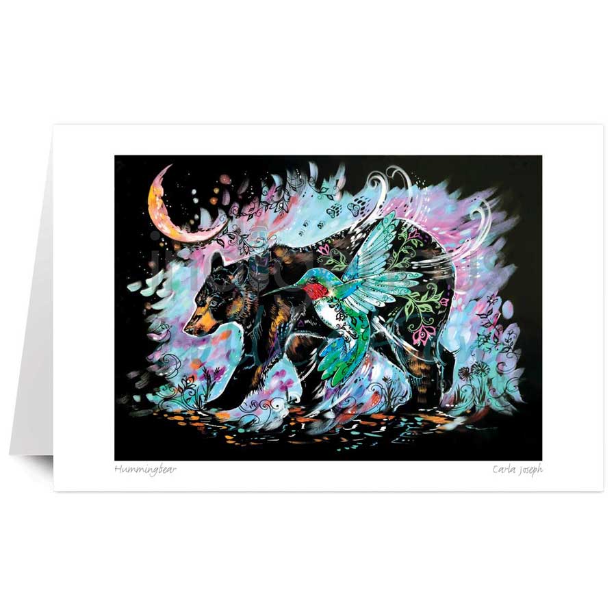 Hummingbear by artist Carla Joseph