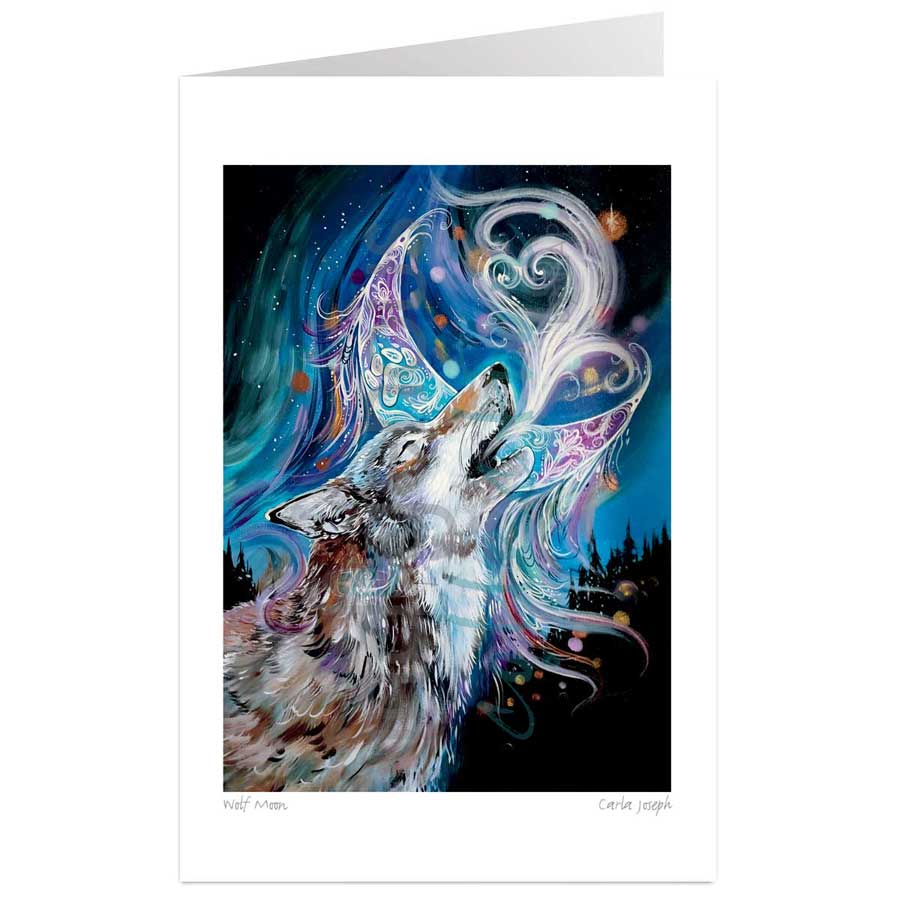 Wolf Moon by artist Carla Joseph