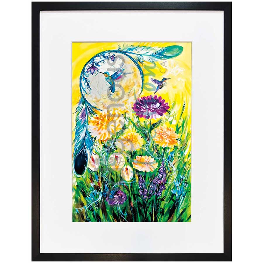 Flower Bloom by artist Carla Joseph - Métis/Cree. Indigenous Collection