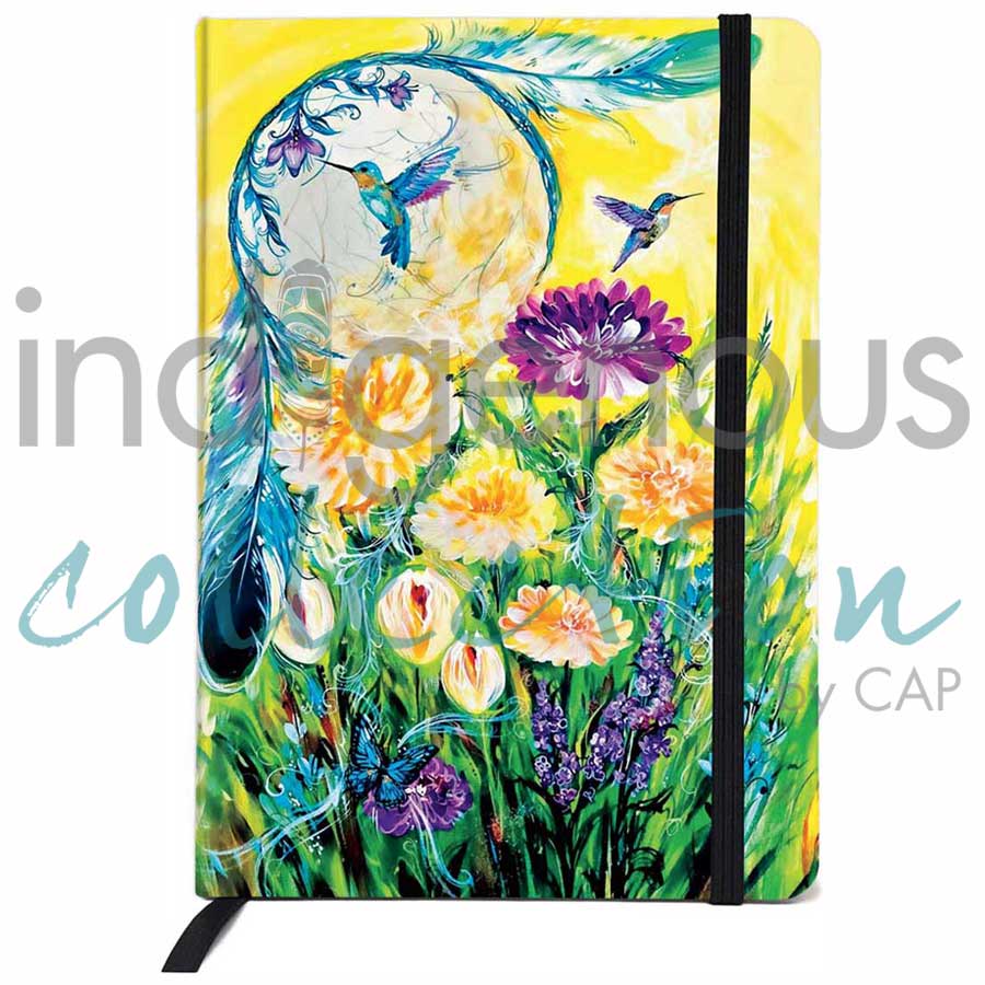 Flower Bloom Journal by artist Carla Joseph. Indigenous Collection.