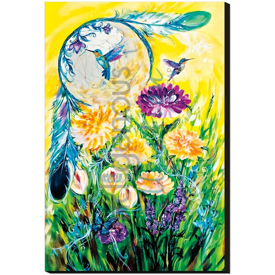 Flower Bloom by artist Carla Joseph - Métis/Cree. Indigenous Collection
