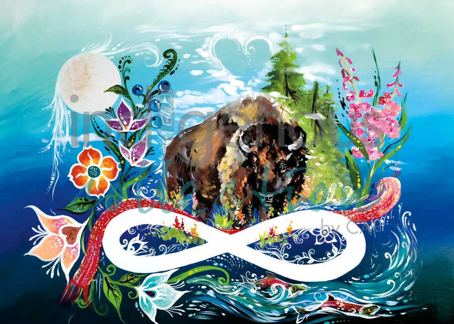 Metis Pride by artist Carla Joseph