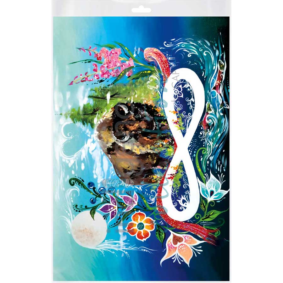 Metis Pride by artist Carla Joseph - Métis/Cree. Indigenous Collection