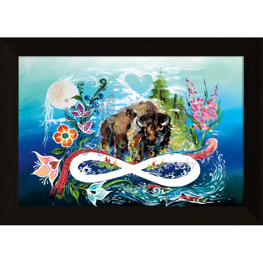 Metis Pride by artist Carla Joseph - Métis/Cree. Indigenous Collection