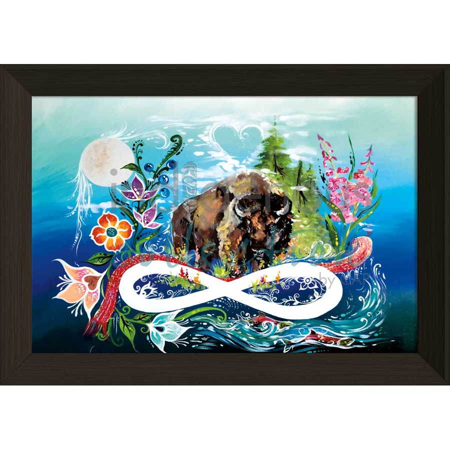 Metis Pride by artist Carla Joseph - Métis/Cree. Indigenous Collection
