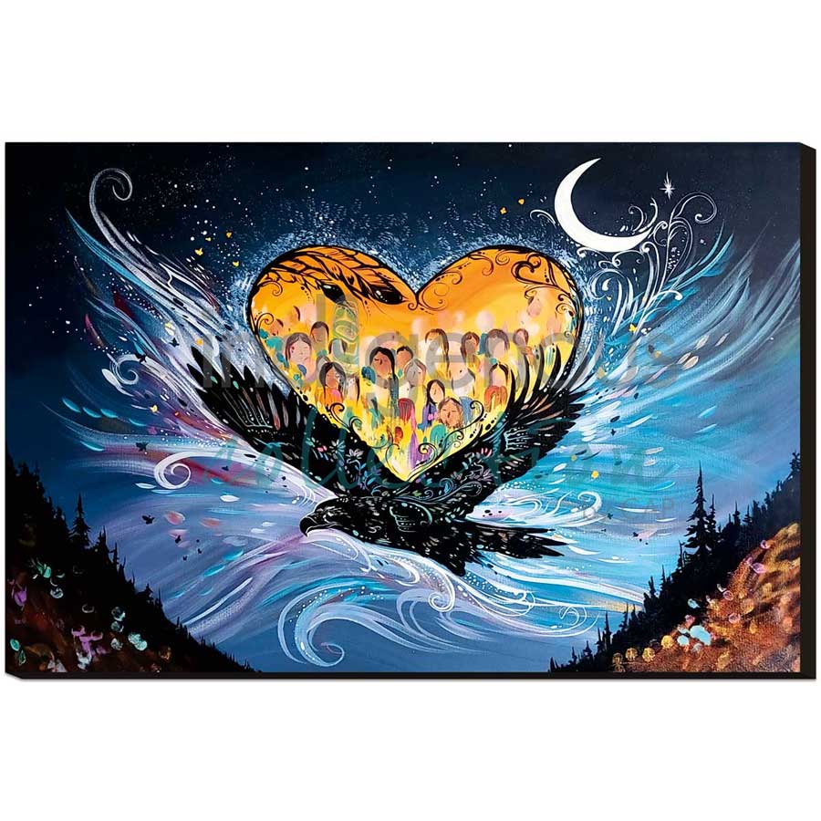 All My Relations by artist Carla Joseph - Métis/Cree. Indigenous Collection